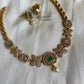 Floral diamond necklace Aksha Trends