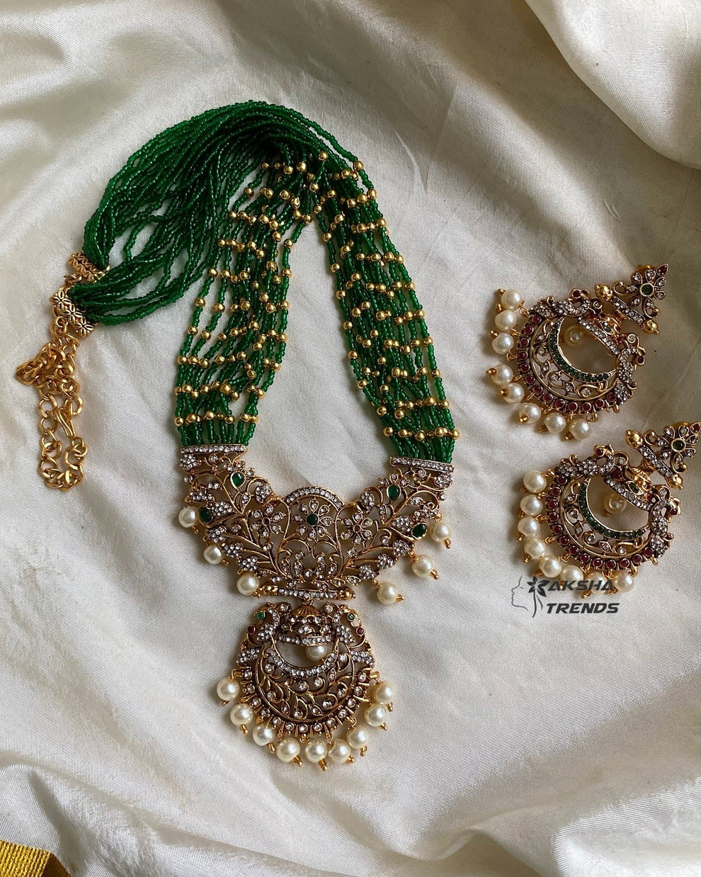 Rangoli beads haram -Green Aksha Trends 
