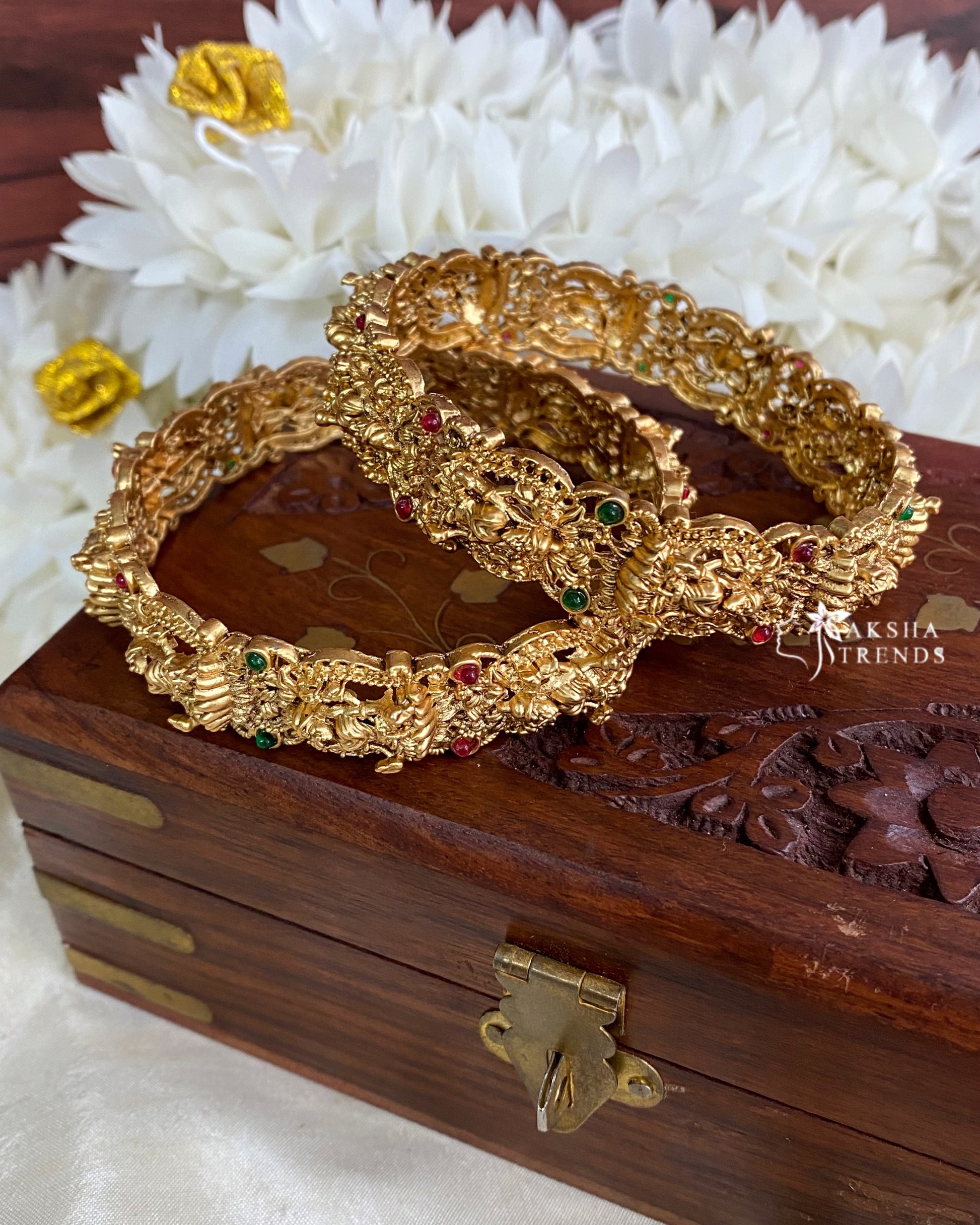 Lakshmi Bridal bangles (2pc) Aksha Trends