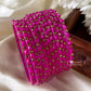 Heart Glass Bangles (12pc) Aksha Trends