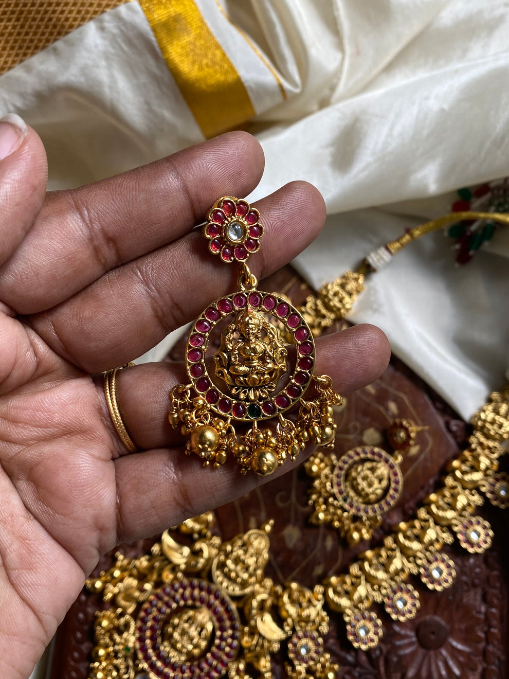 Nagasi Bridal short haram -Gold Aksha Trends 