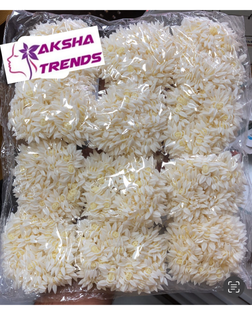 Jasmine scented crunchies (1pc) Aksha Trends 