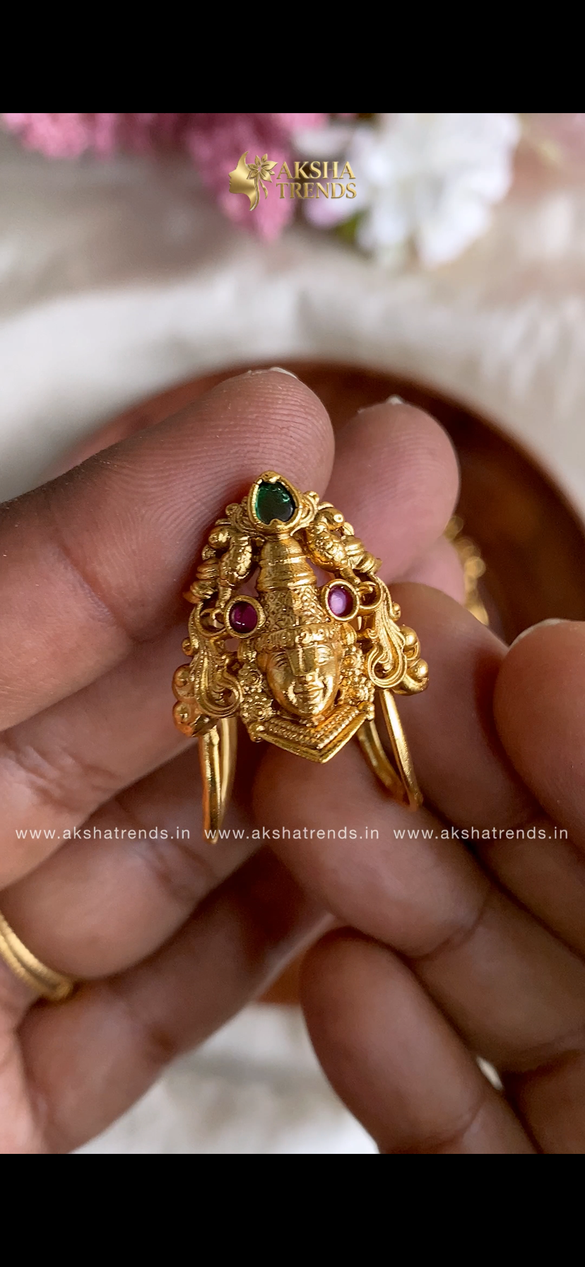 Srinivasa bridal ring Aksha Trends 