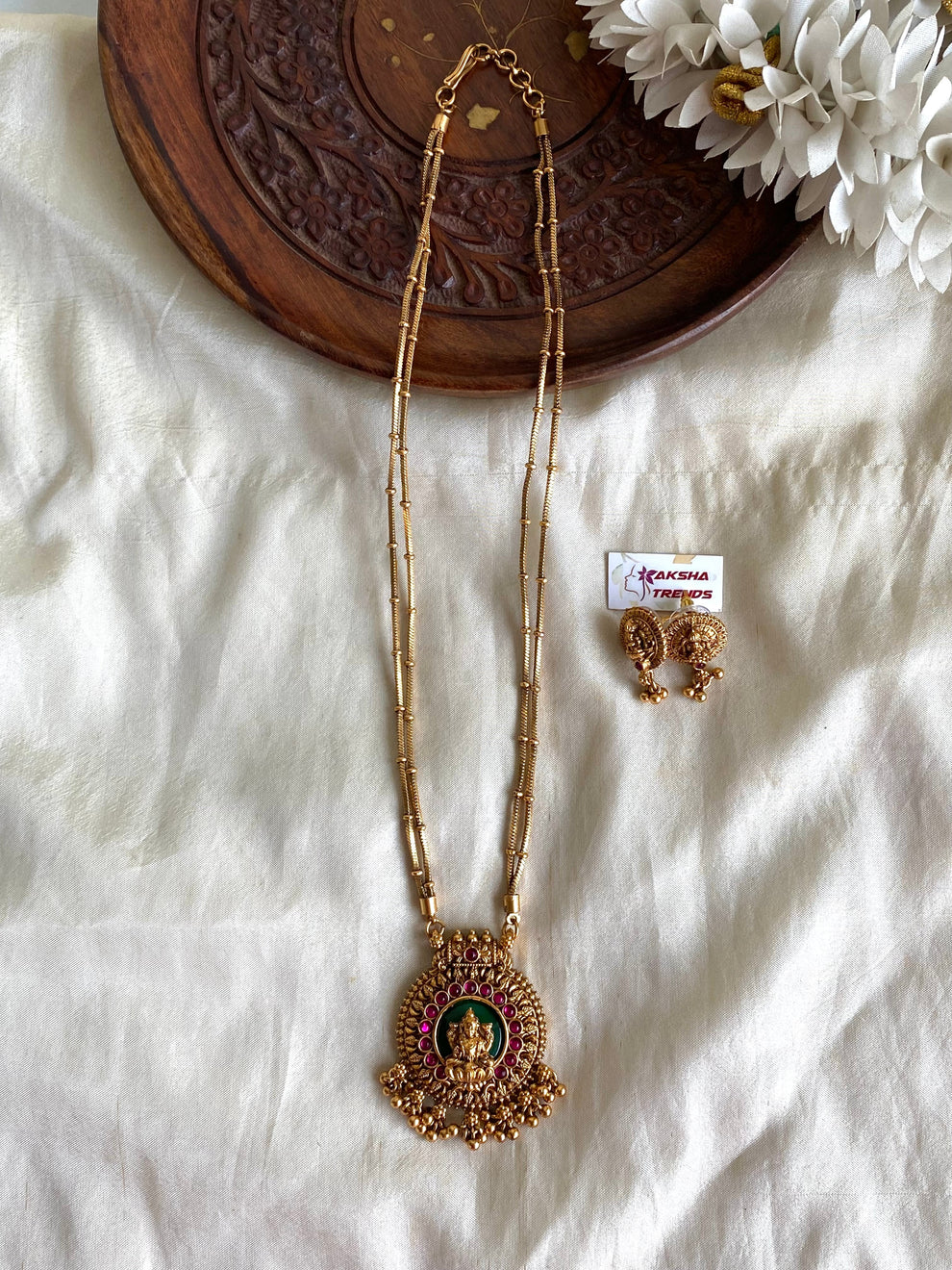 Antique lakshmi chain Aksha Trends 