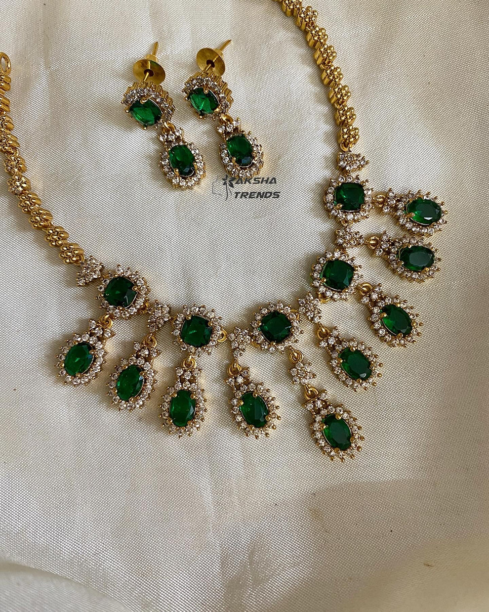 Royal Diamond Necklace Aksha Trends 