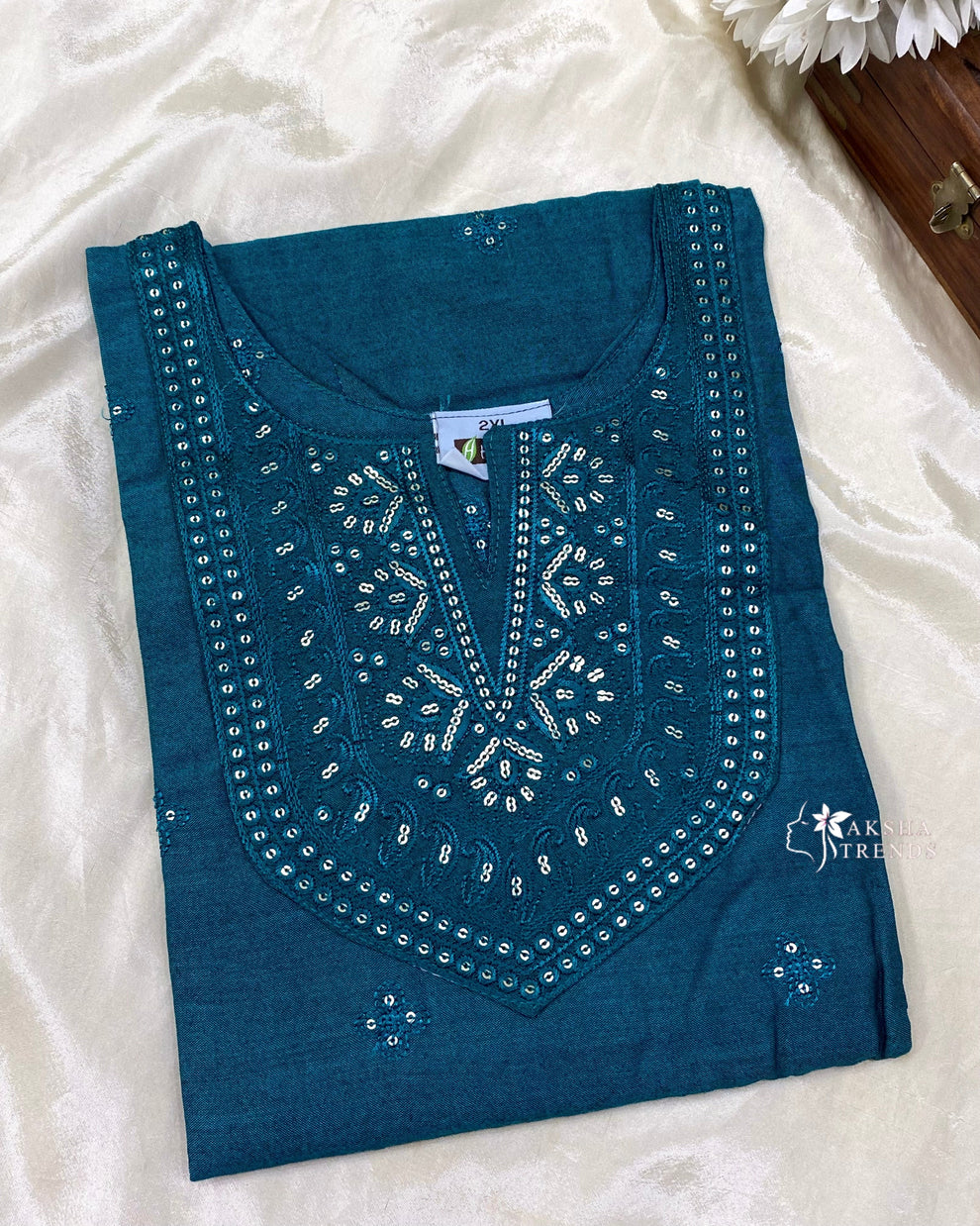 Soft Silk Kurti (2XL) Aksha Trends 