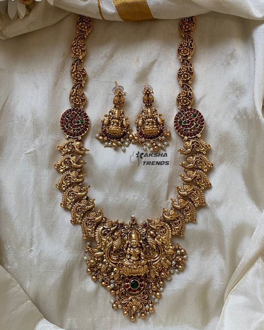 Agalya Bridal haram -Gold Aksha Trends