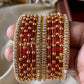 Fancy metal Bangles (12pc) Aksha Trends