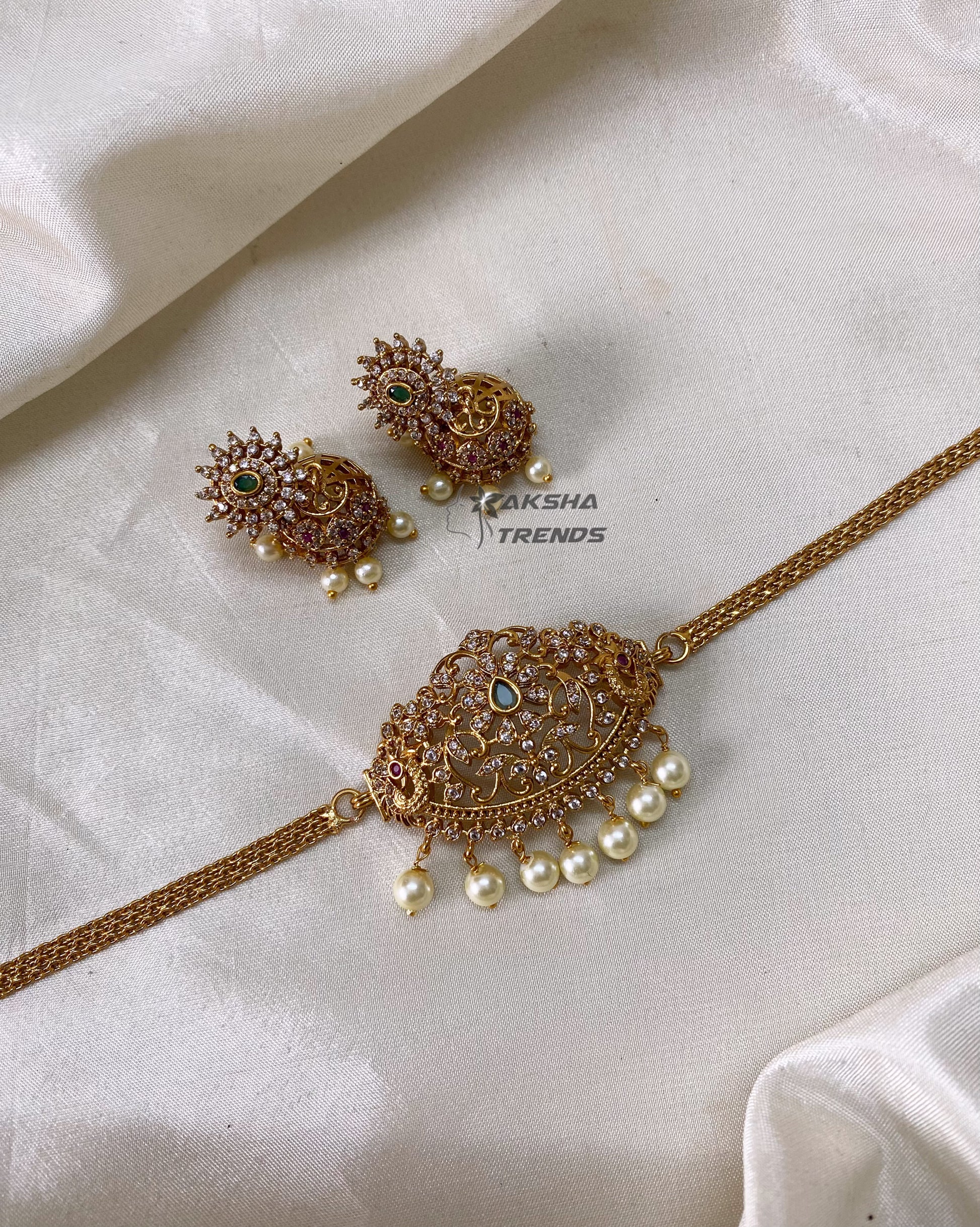 Kriya Diamond mini choker – Aksha Trends