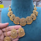 Antique golden floral Necklace Aksha Trends