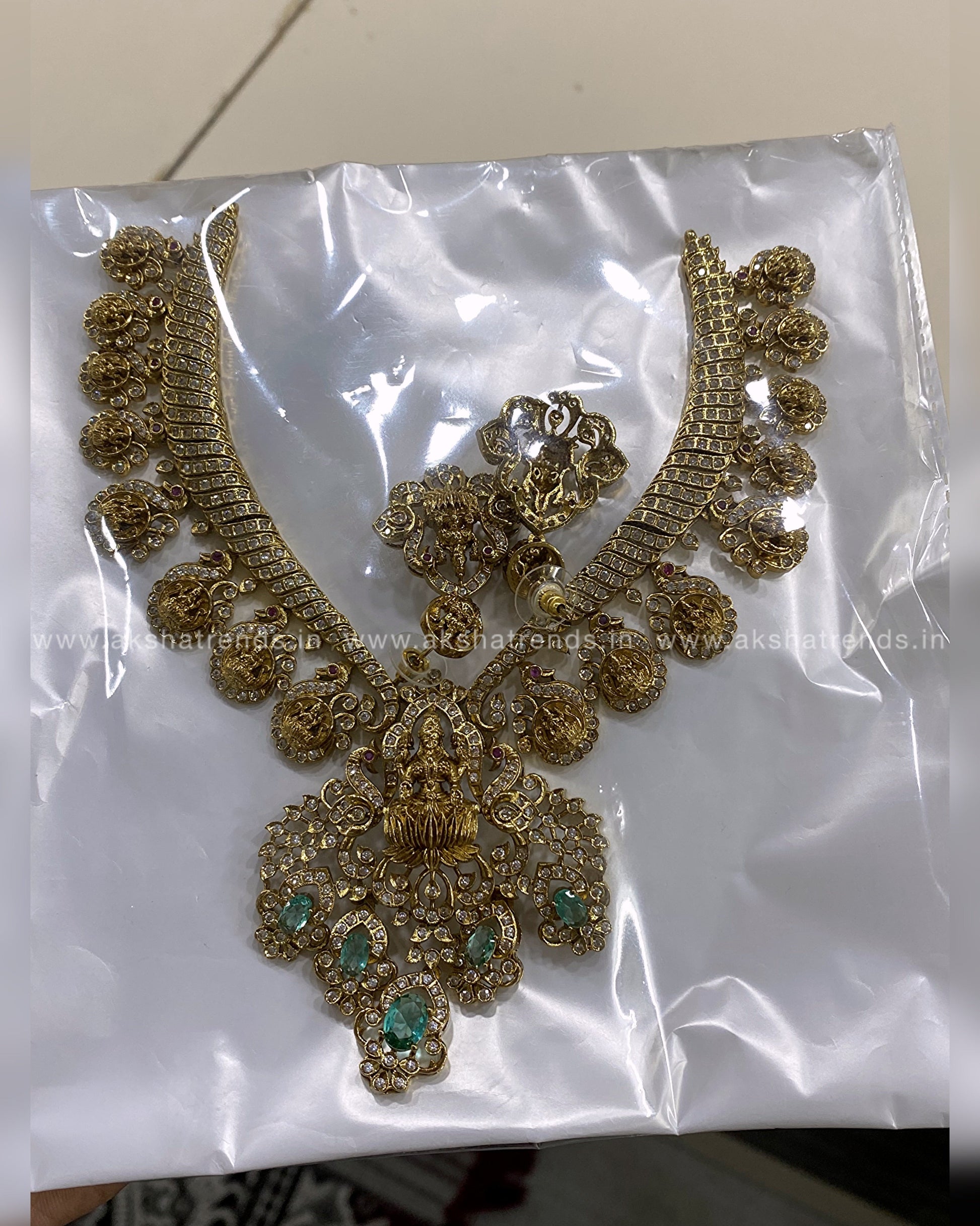 Lakshmi bridal necklace Aksha Trends