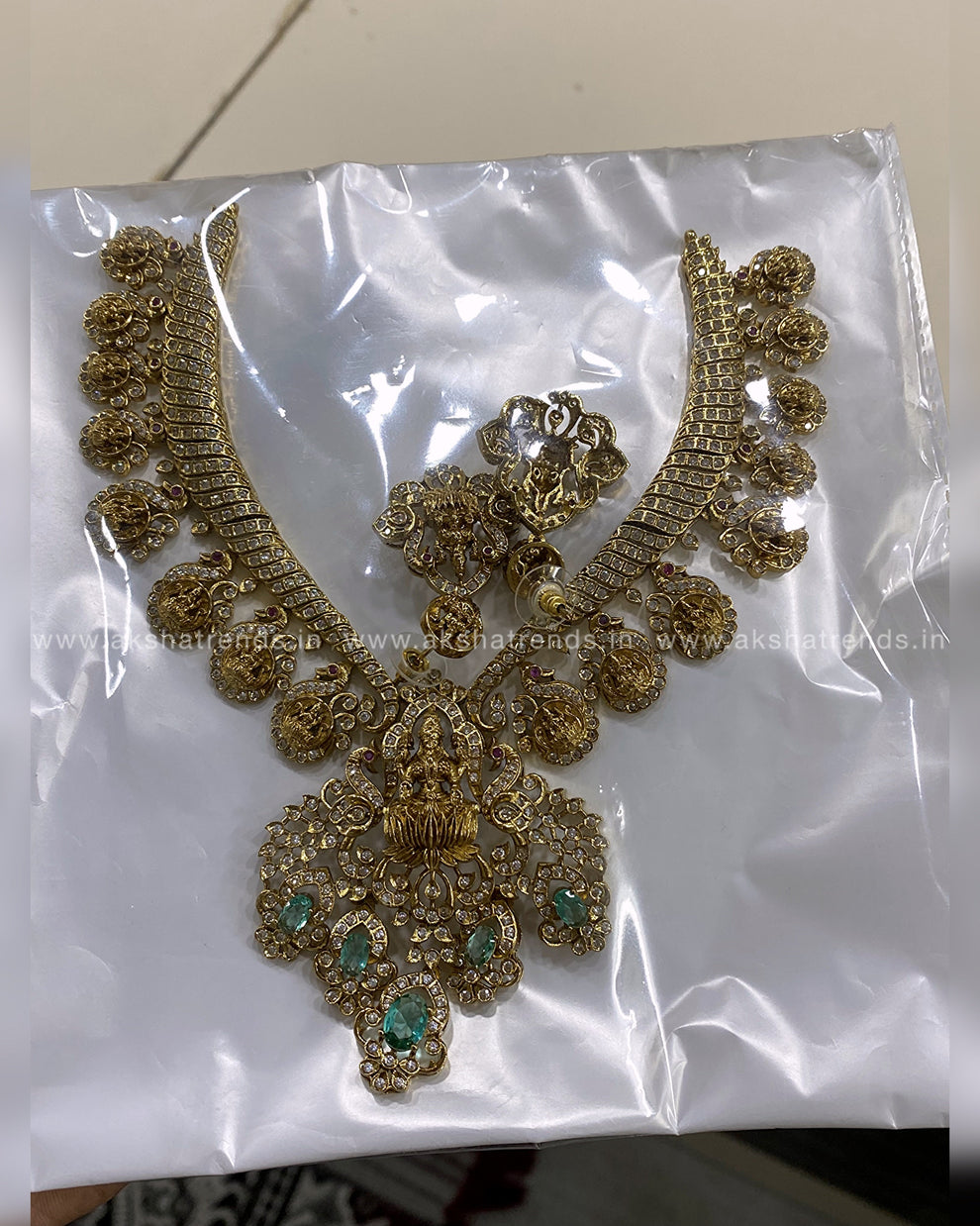 Lakshmi bridal necklace Aksha Trends 
