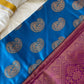 Kanchi Pattu Saree -Blue Aksha Trends