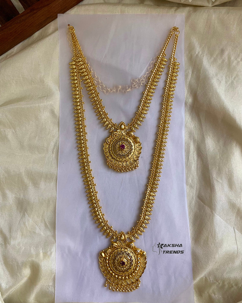 Floral chakra bridal combo Aksha Trends 
