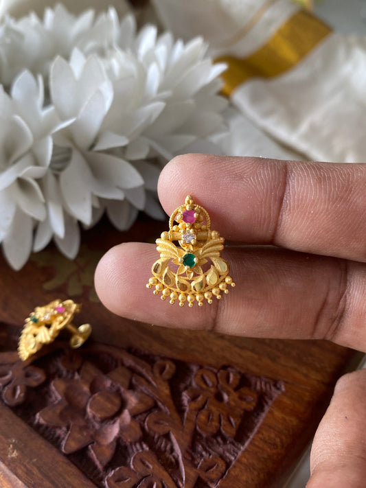 1gm gold stud -kids size Aksha Trends