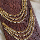 Bridal earchain maati -3 layer pearls Aksha Trends