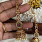 Bridal AD Jhumkas with Earmaati Aksha Trends