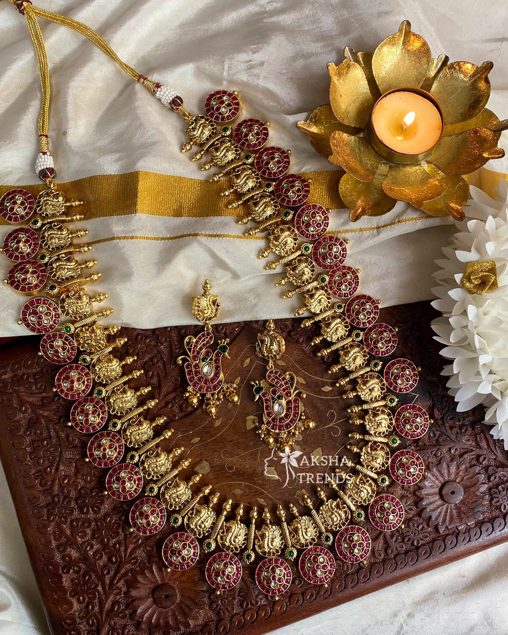 Nagas Jadau bridal haram Aksha Trends 