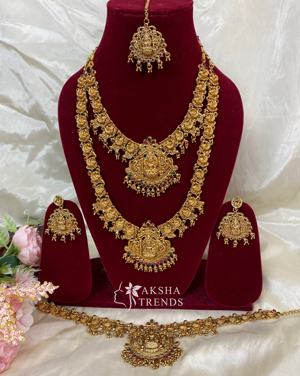 Peacock with lakshmi semi bridals Aksha Trends 