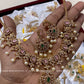 Premium floral diamond necklace Aksha Trends