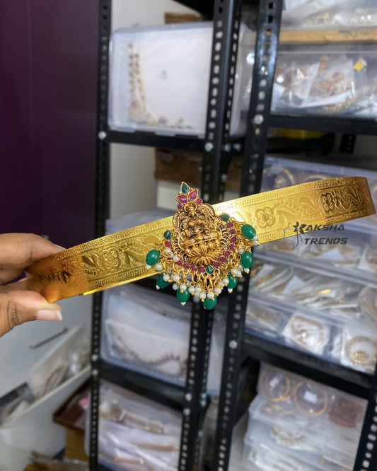 Golden bridal hipbelt -Green Aksha Trends