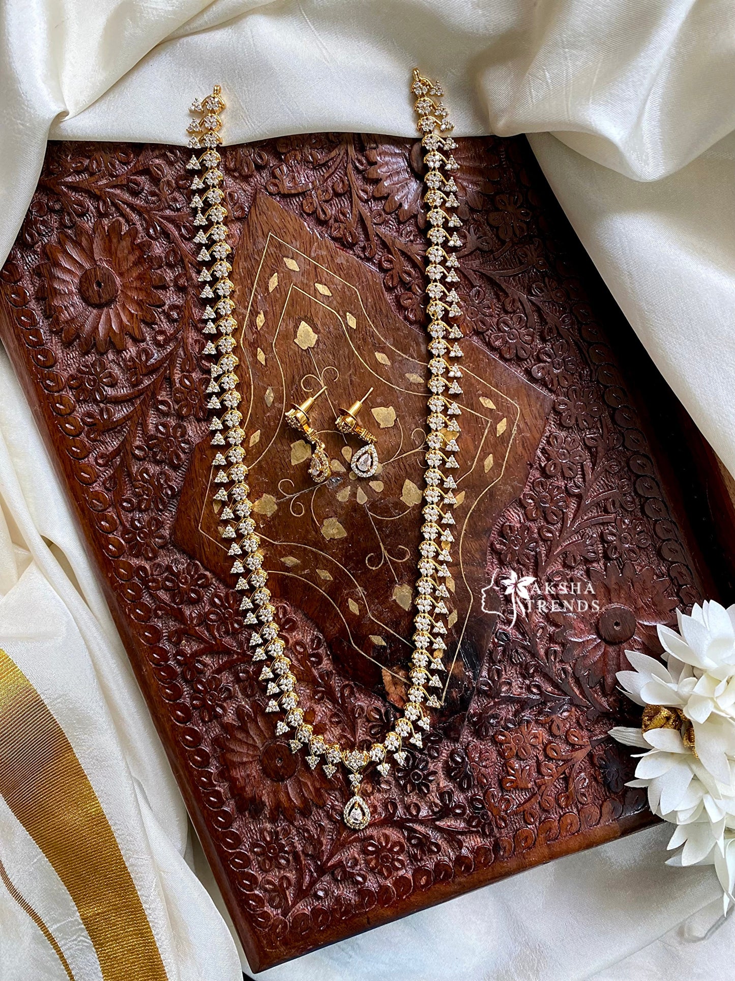 Premium diamond Haram – Aksha Trends