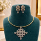 Kolam diamond necklace Aksha Trends