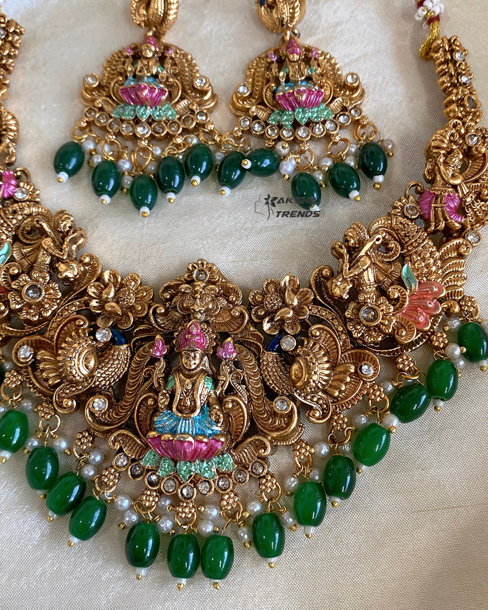 lakshmi bridal necklace Aksha Trends 