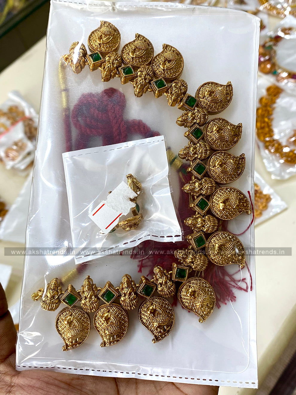 Antique Manga Necklace Aksha Trends 