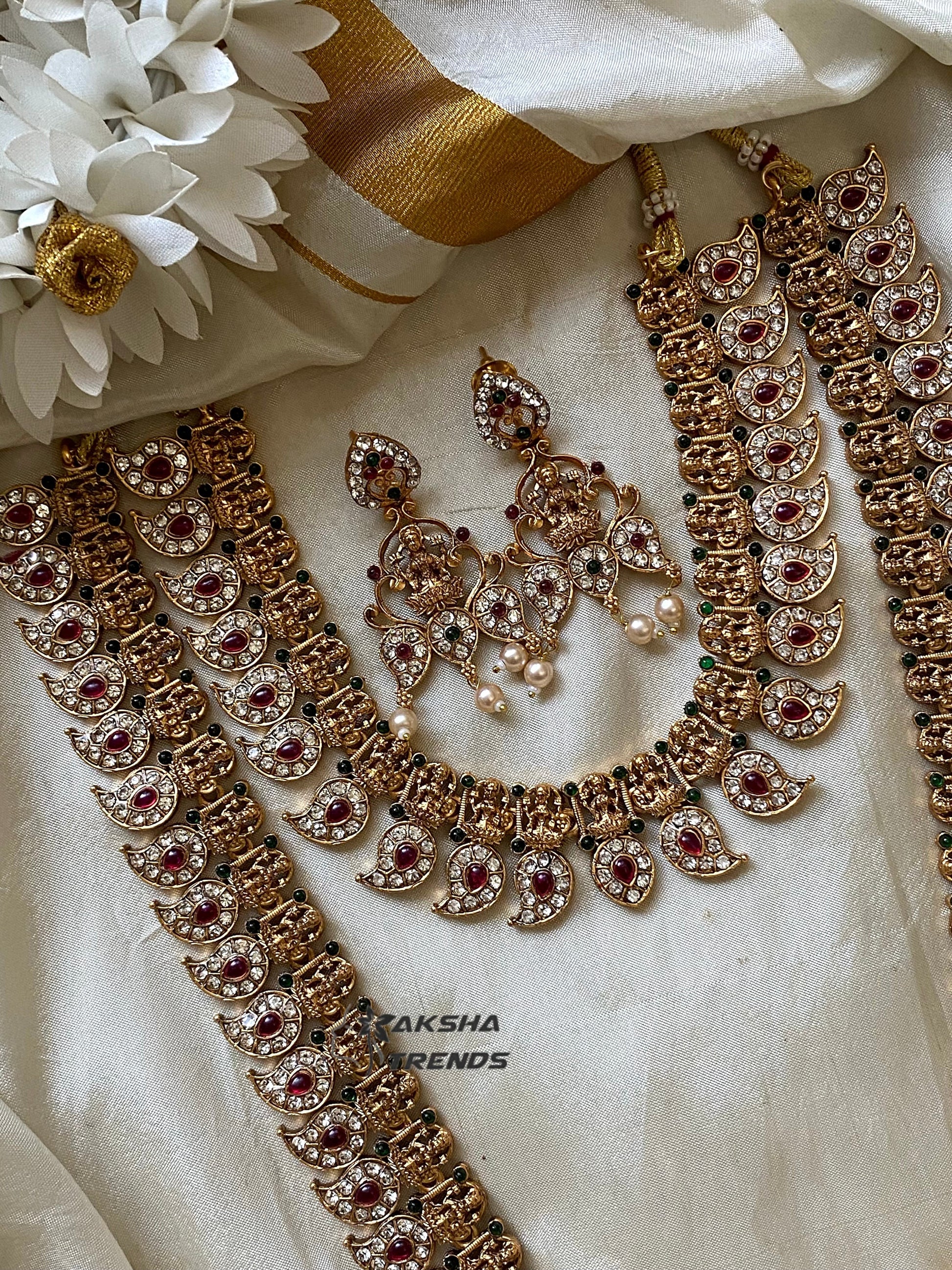 Manga stone bridal combo Aksha Trends