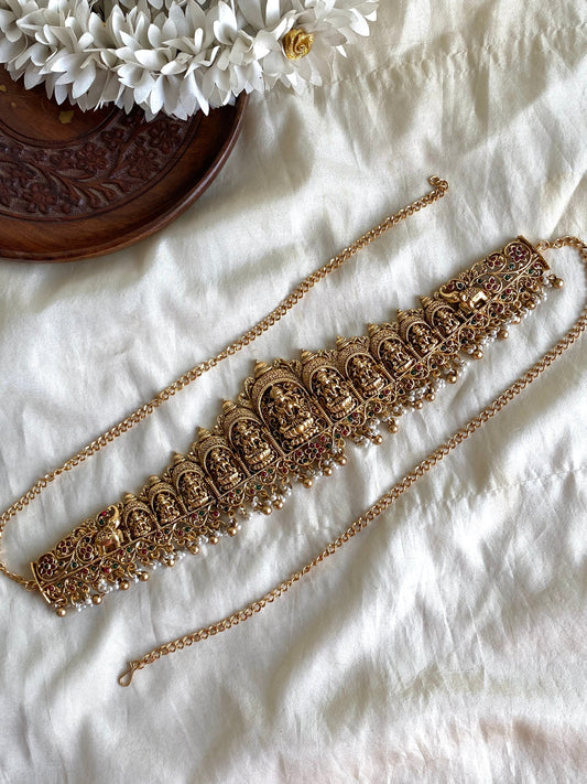 Nagas bridal Hipchain -Gold Aksha Trends