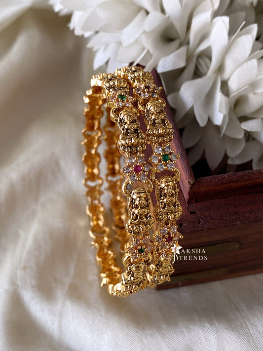Lakshmi diamond Bangles (2pc) Aksha Trends
