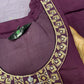 Cotton Silk Kurti Set -Purple Aksha Trends