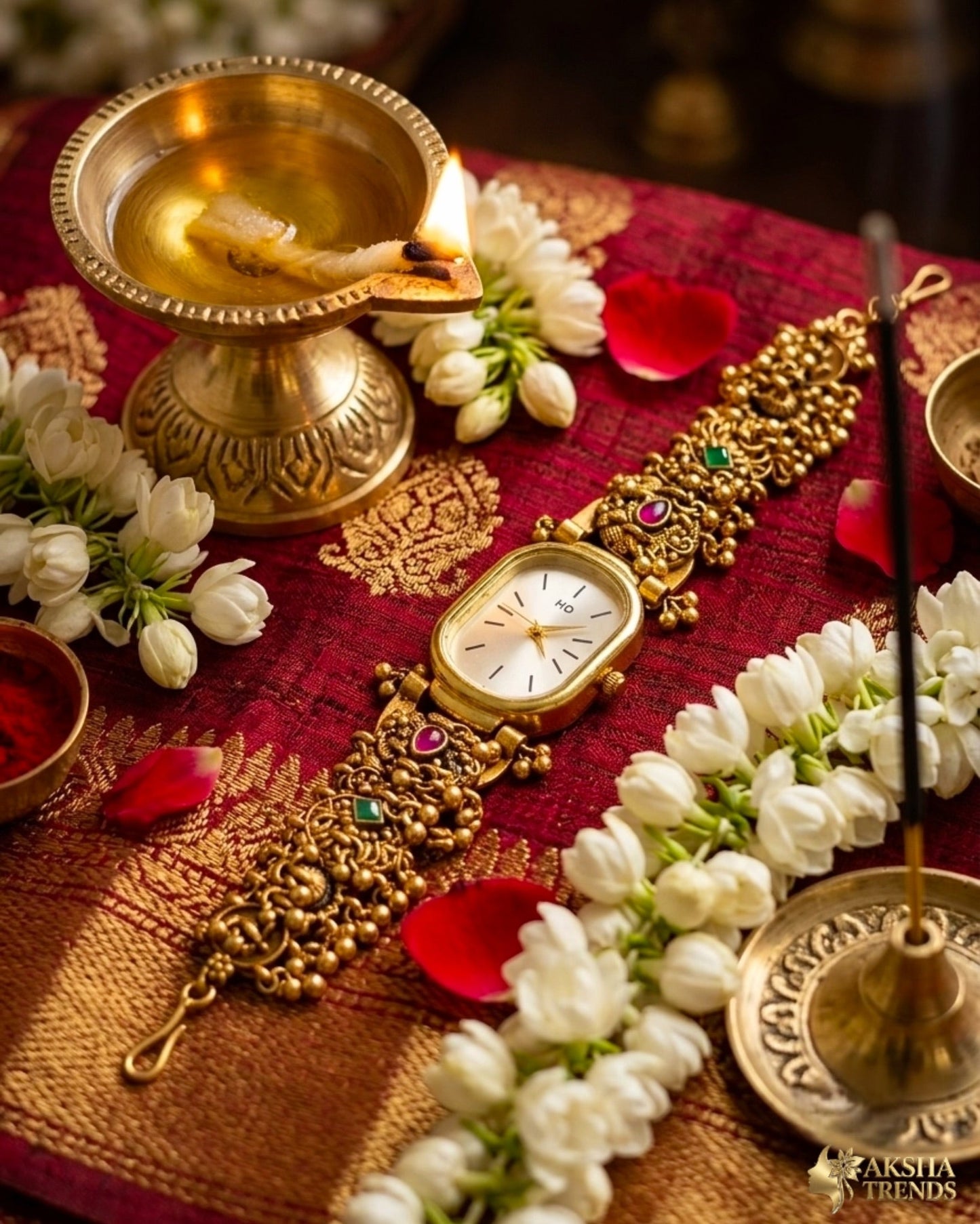 Bridal watch jewellery Aksha Trends