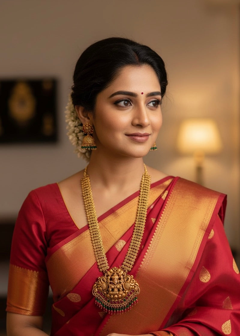 Grand Lakshmi pendant combo Aksha Trends 