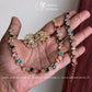 Navratna diamond Necklace with bracelet combo Aksha Trends