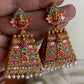 Antique Temple Gopuram Jhumka -Big Aksha Trends