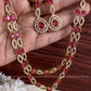Premium 2layer trendy diamond necklace Aksha Trends
