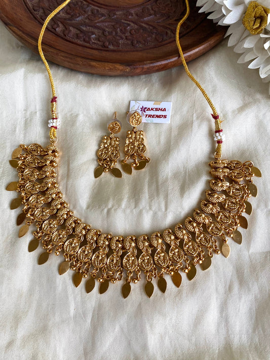 Golden Elakathalli necklace Aksha Trends
