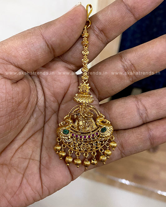 Premium bridal tikka -Krishna Aksha Trends