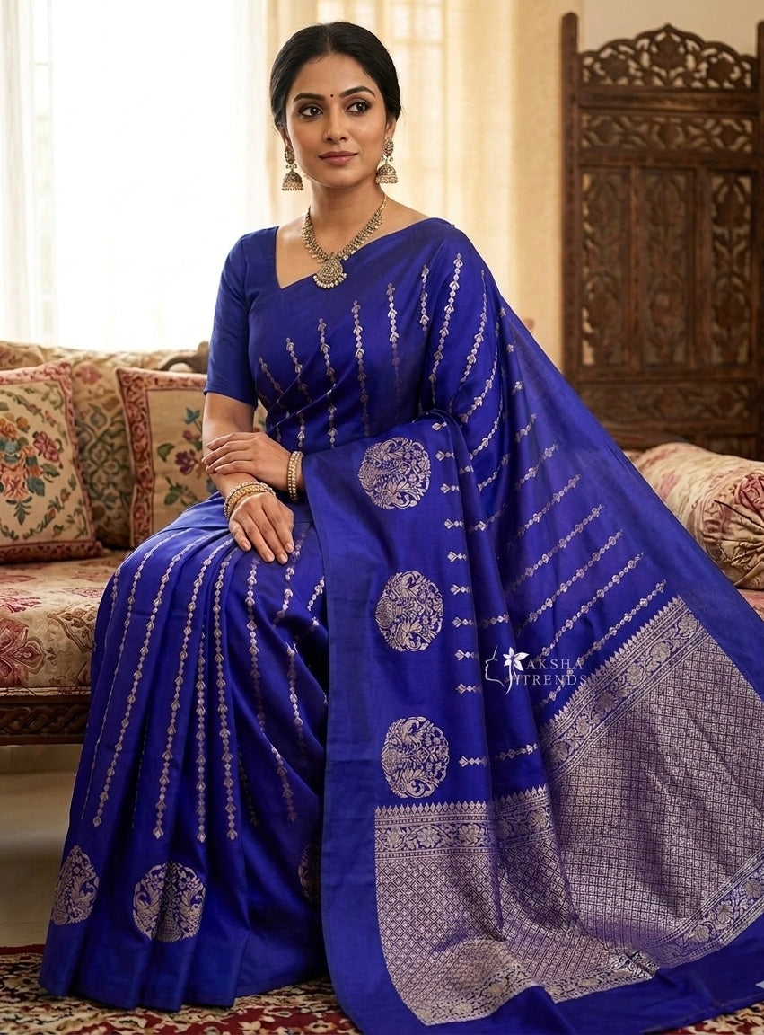 Softsilk Saree Aksha Trends 