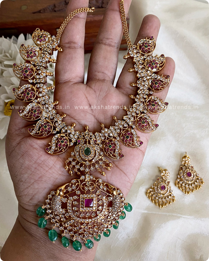 Premium Manga kemp necklace Aksha Trends 