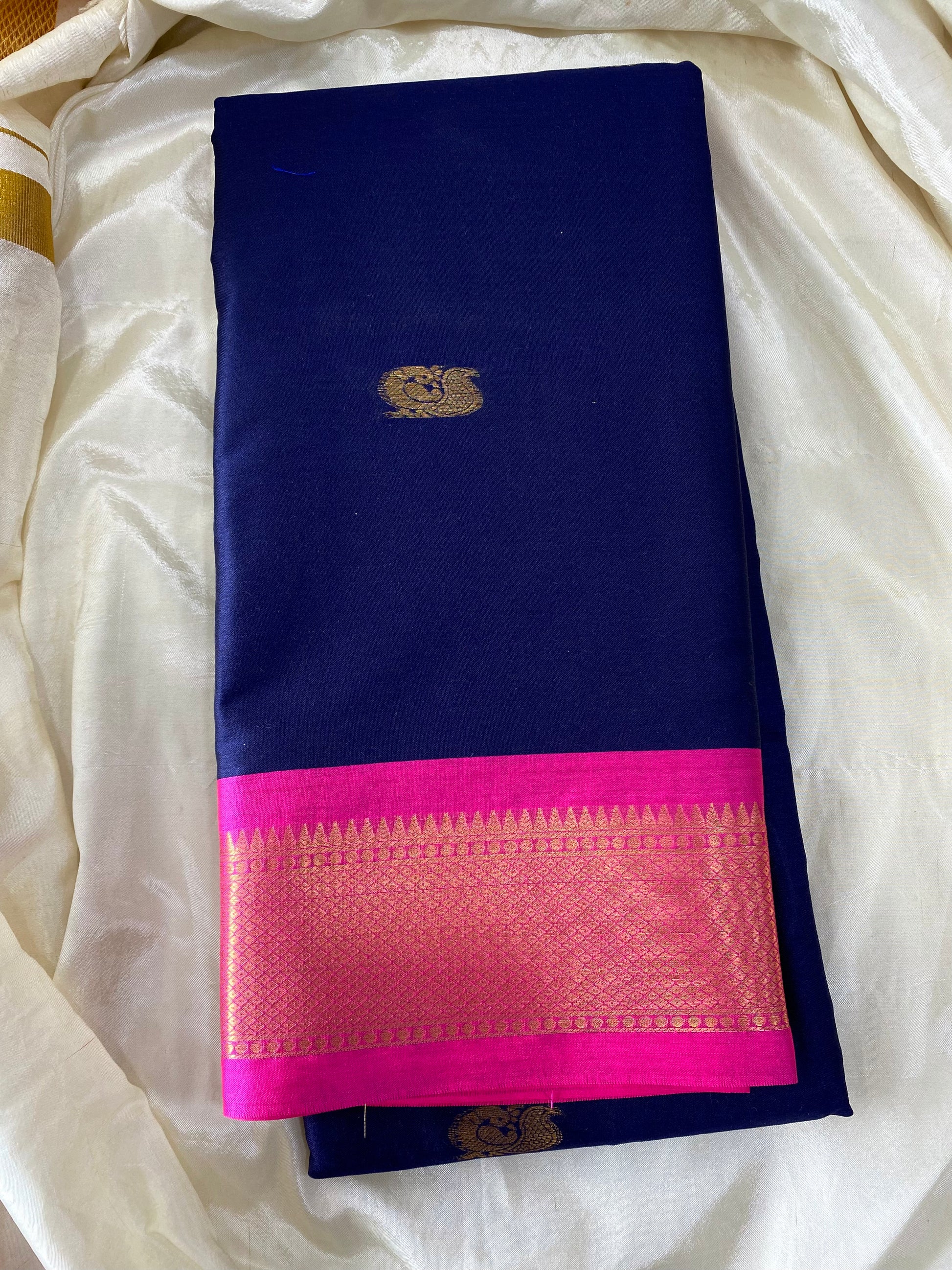 Kalyani Silk -Blue Aksha Trends