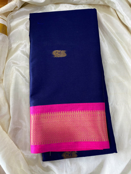Kalyani Silk -Blue Aksha Trends