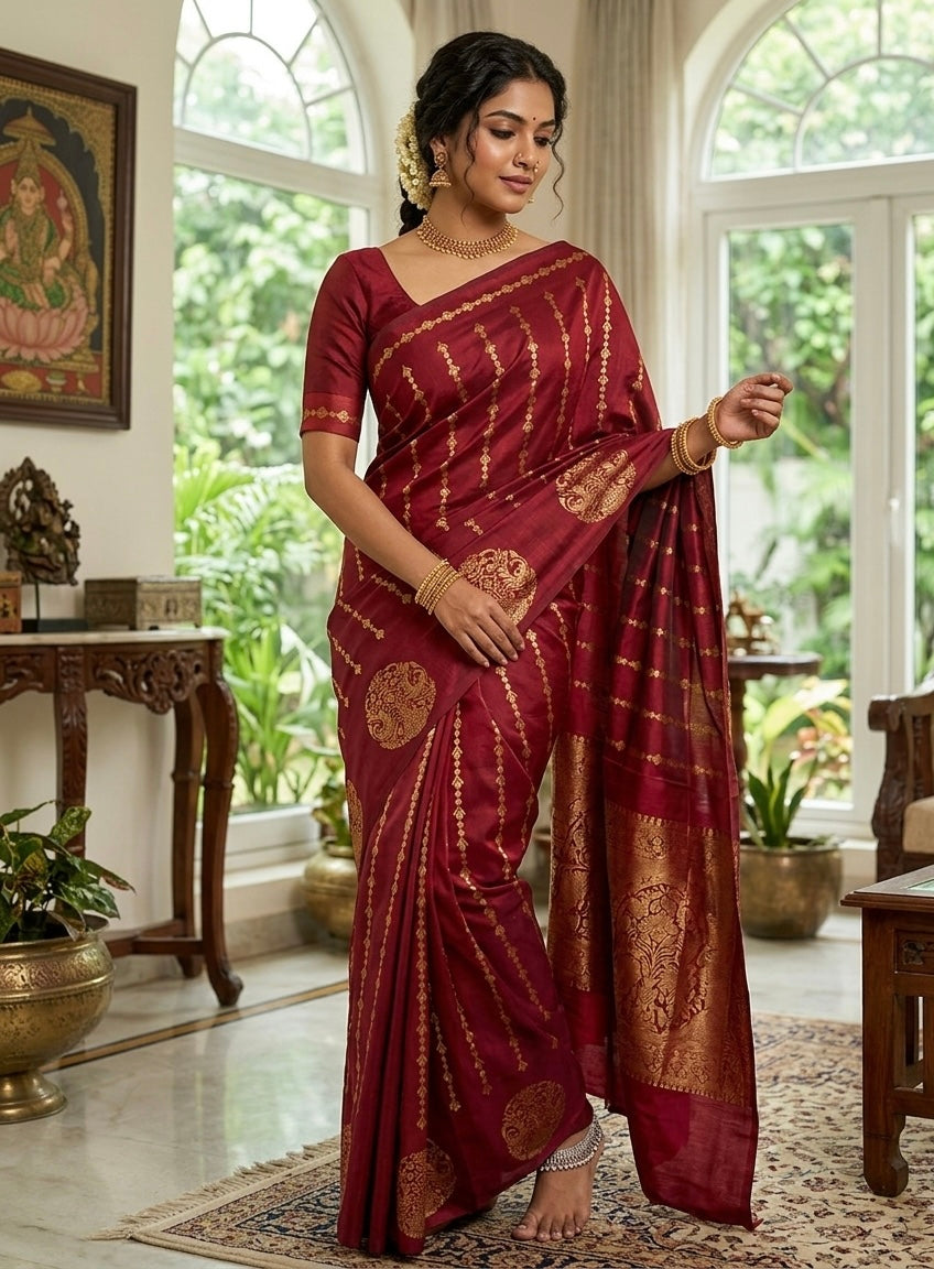 Softsilk Saree Aksha Trends 