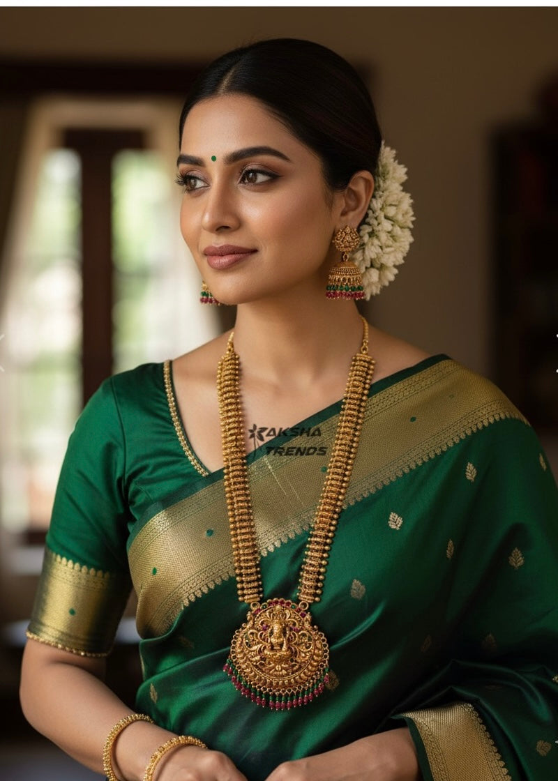 Grand Lakshmi pendant -premium combo Aksha Trends 