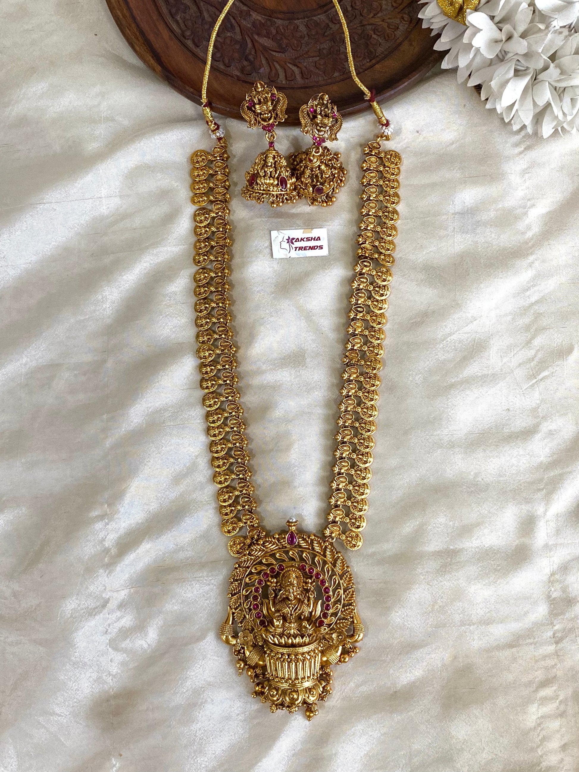 Antique lakshmi bridal haram Aksha Trends