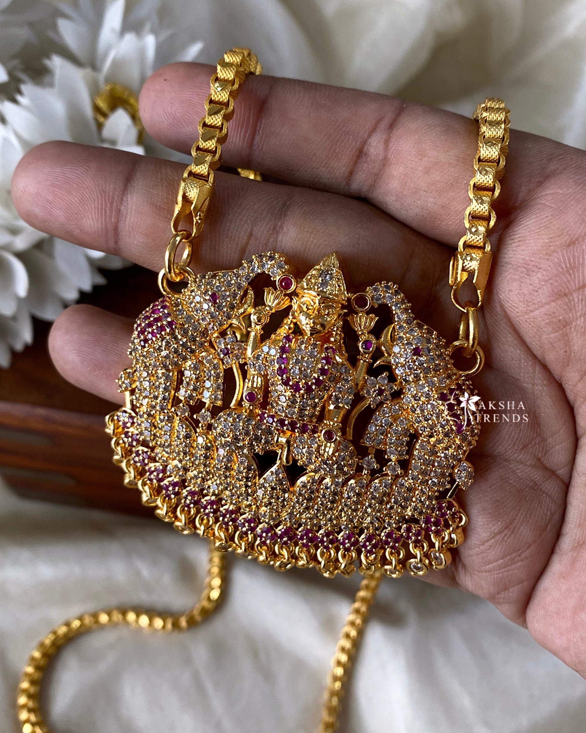 lakshmi diamond Dollar chain Aksha Trends