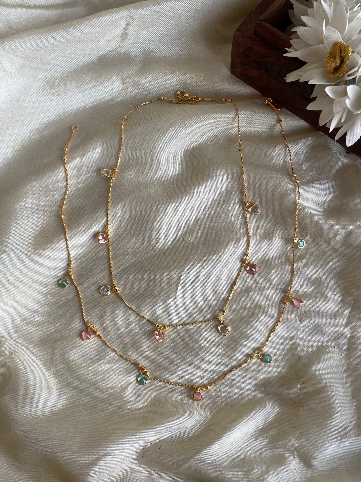 Trendy Charm chains (No Earrings) Aksha Trends