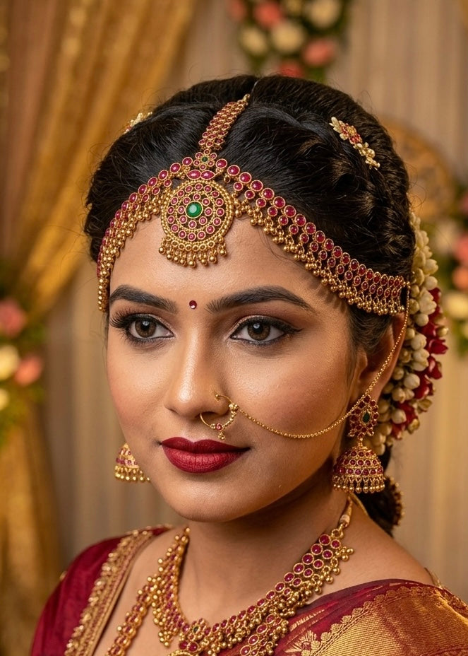 Antique kemp mathapatti tikka Aksha Trends 